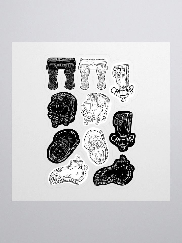 Rock climbing sticker pack 1 product image (1)