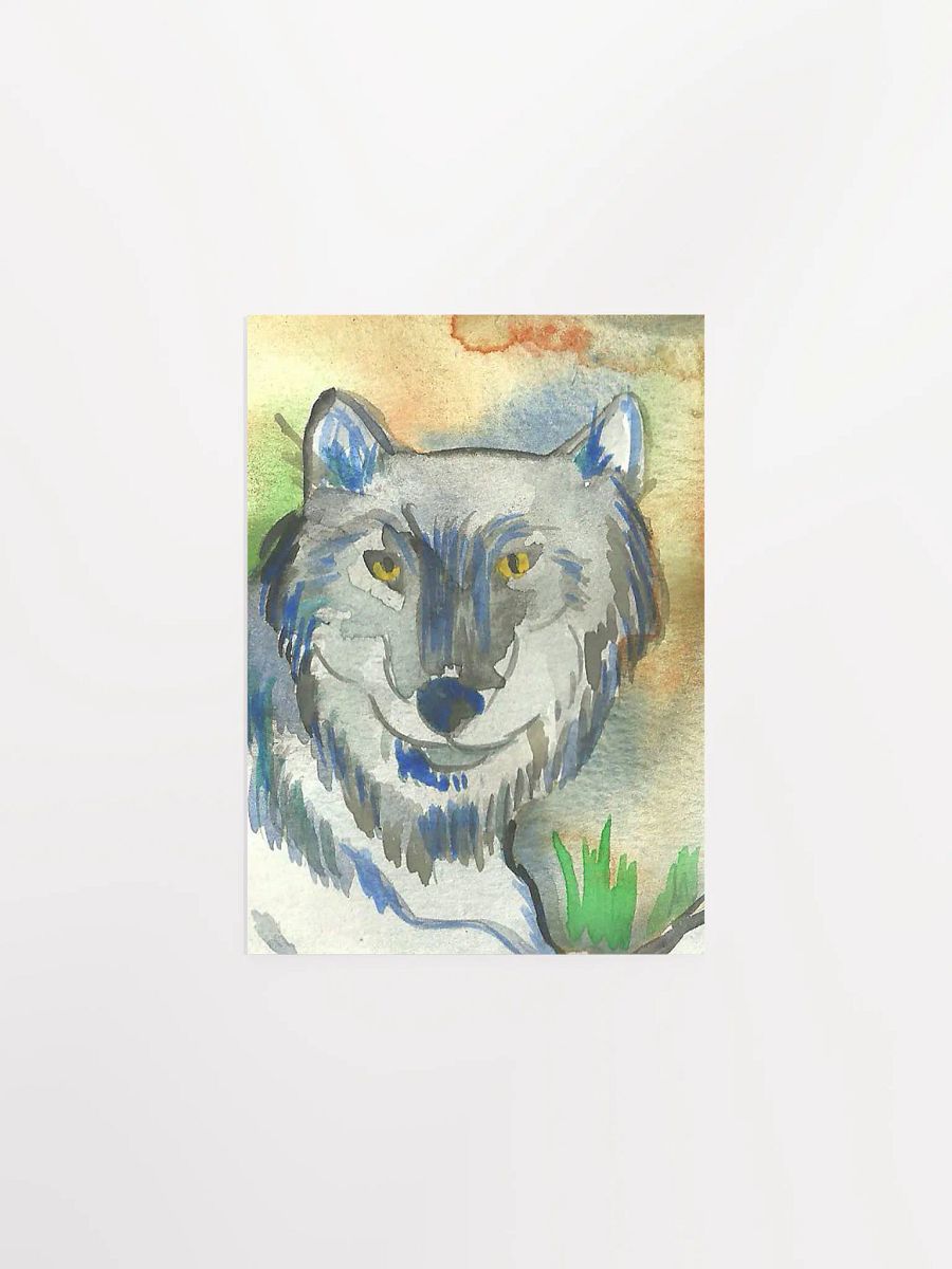 Gray Wolf Art Print product image (1)