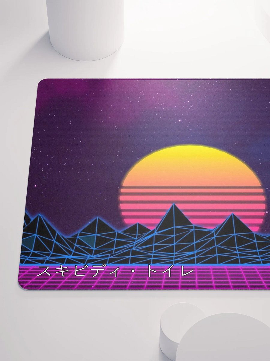 SynthWave Mousepad with Japanese Writing product image (6)