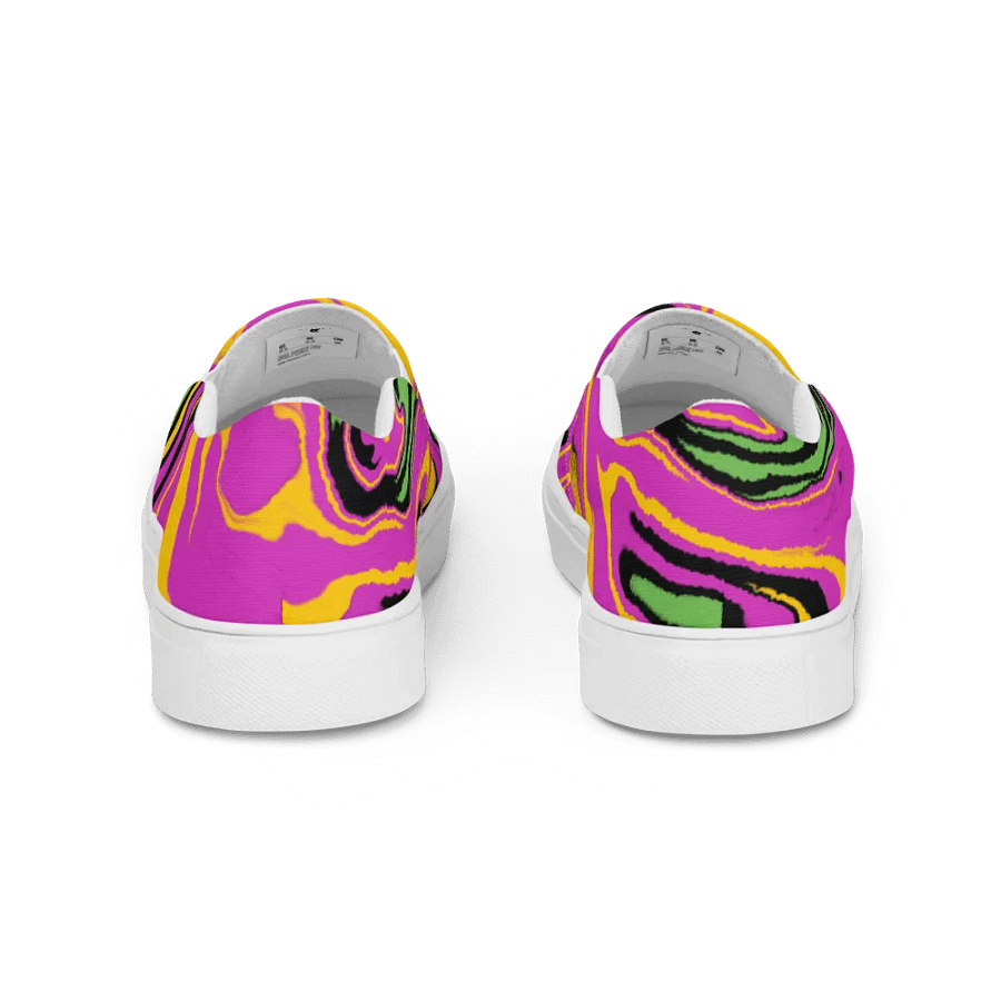 Psychedelic Swirl Women's Slip-Ons product image (4)