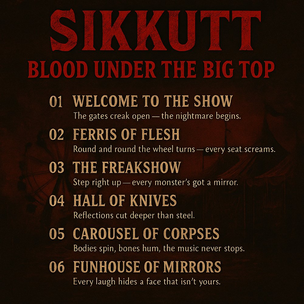 SikKutt – Blood Under The Big Top (EP) product image (2)