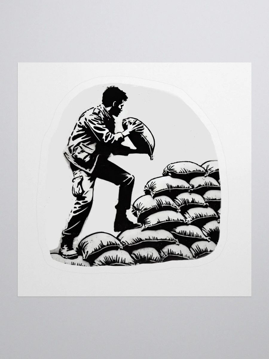 Sandbagger Vinyl Sticker (Indoor Use) product image (1)