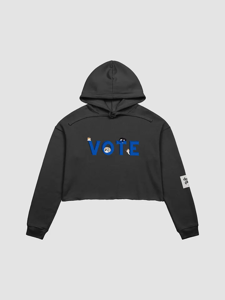 Vote (Cats) Cropped Hoodie product image (1)