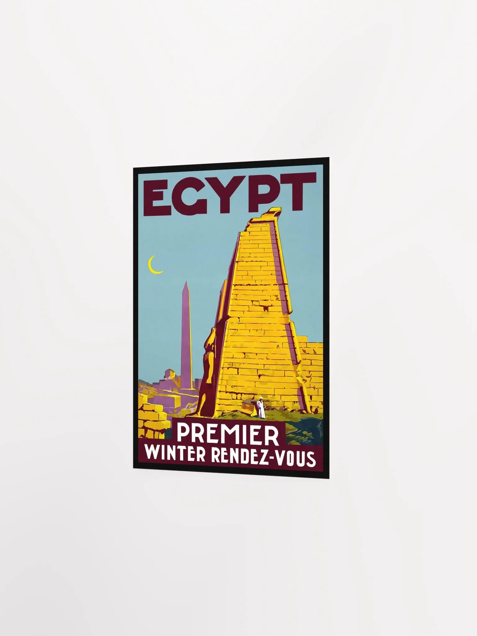 Egypt for Winter, 1930s — retro vintage travel poster product image (7)