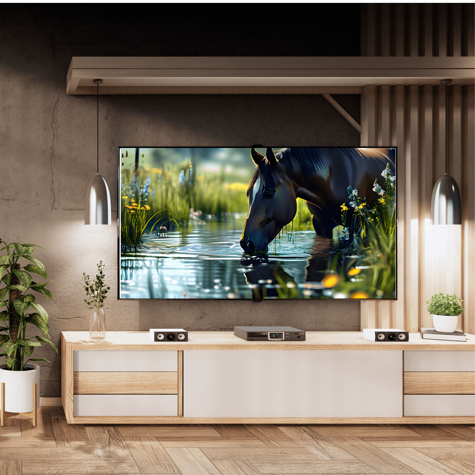 On The Farm Horse TV Frame Art product image (4)