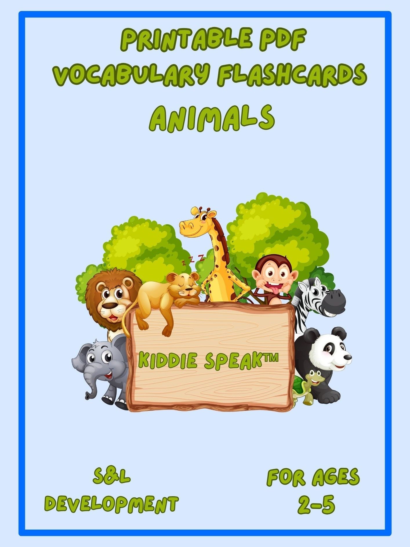 Printable Flashcards: Animals product image (1)