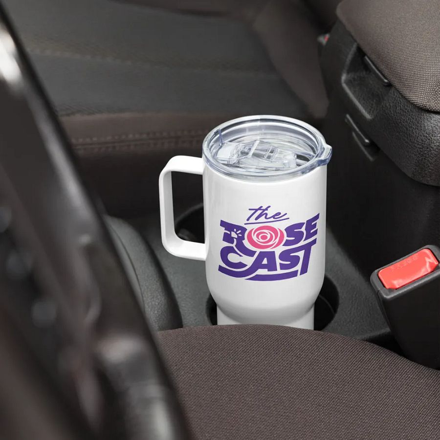 Rosecast Logo Travel Mug w/ Handle product image (8)