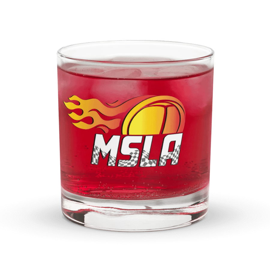 MSLA Logo Rocks Glass product image (3)