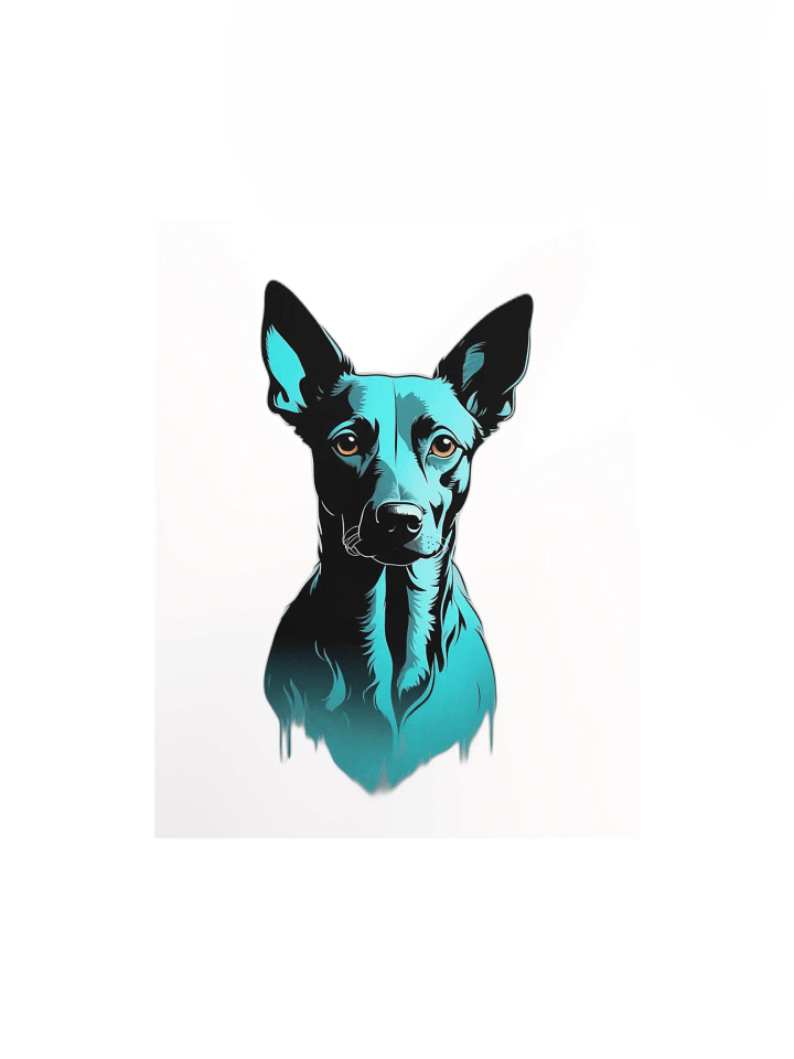 Mystic Blue Dog Enhanced Poster product image (1)