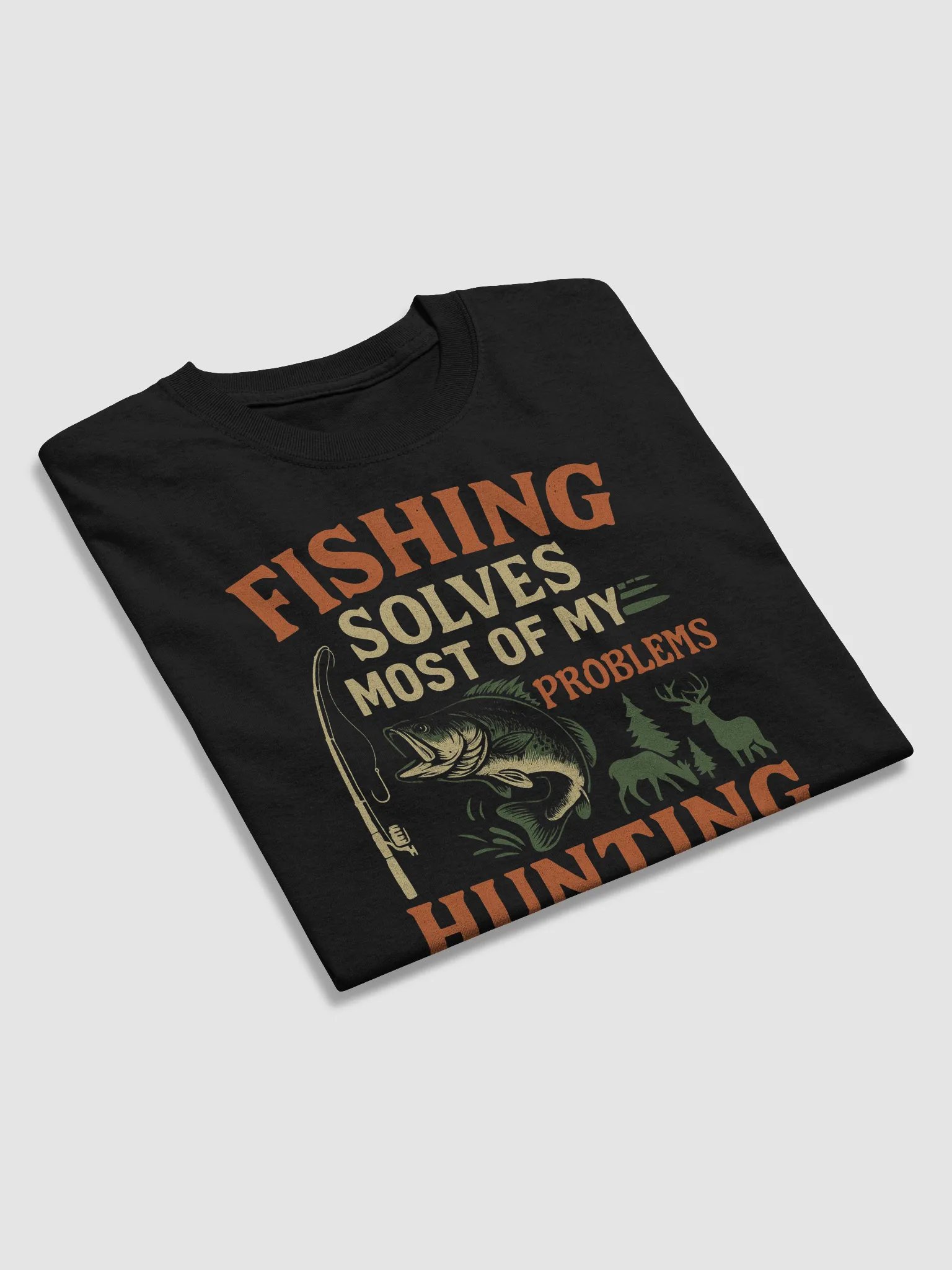 The Ultimate Problem Solver Tee: Fishing & Hunting Edition product image (4)