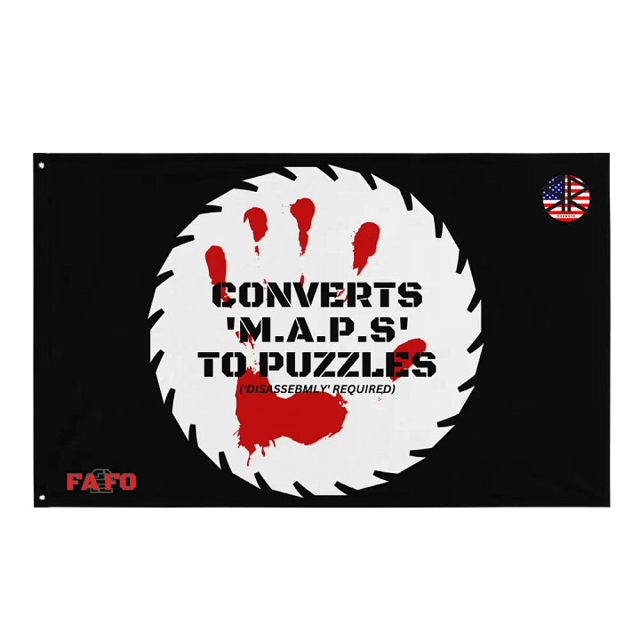 Converts 'M.A.P.s' To Puzzles Flag product image (1)