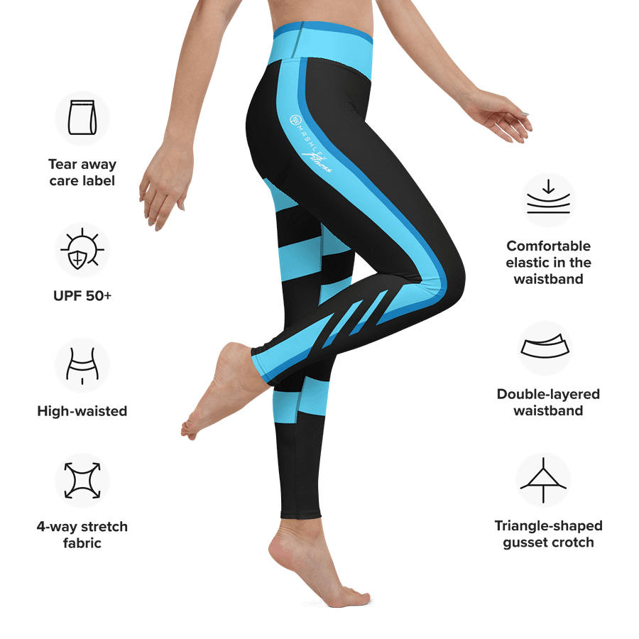 Smashley Fitness - Fitness Blue Yoga Leggings product image (6)