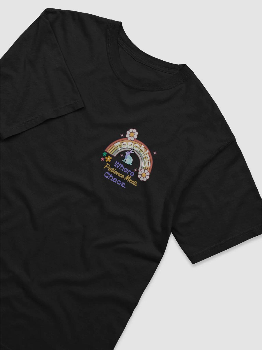 Bunny Teaching Where Patience Meets Chaos, Teachers Comfort Colors T-shirt product image (4)