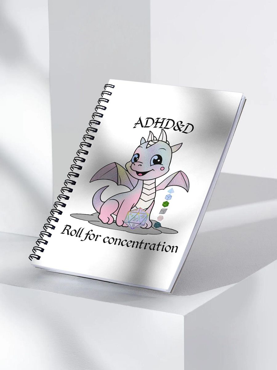 Vibrant Icosahedron Spiral Notebook product image (3)
