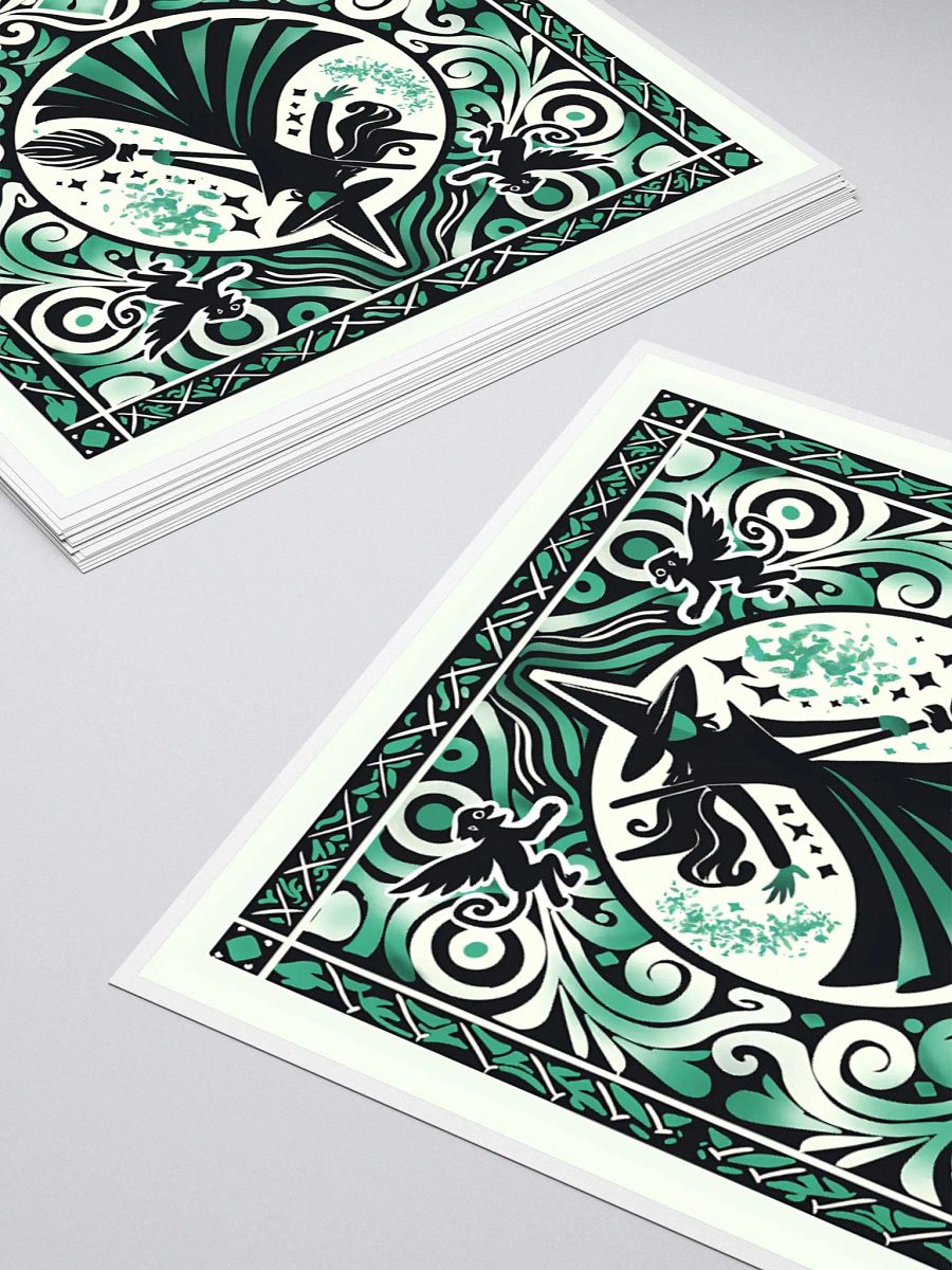 Wicked Spanish Tile Elphaba Stickers – Kiss-Cut Vinyl Broadway Decals product image (12)