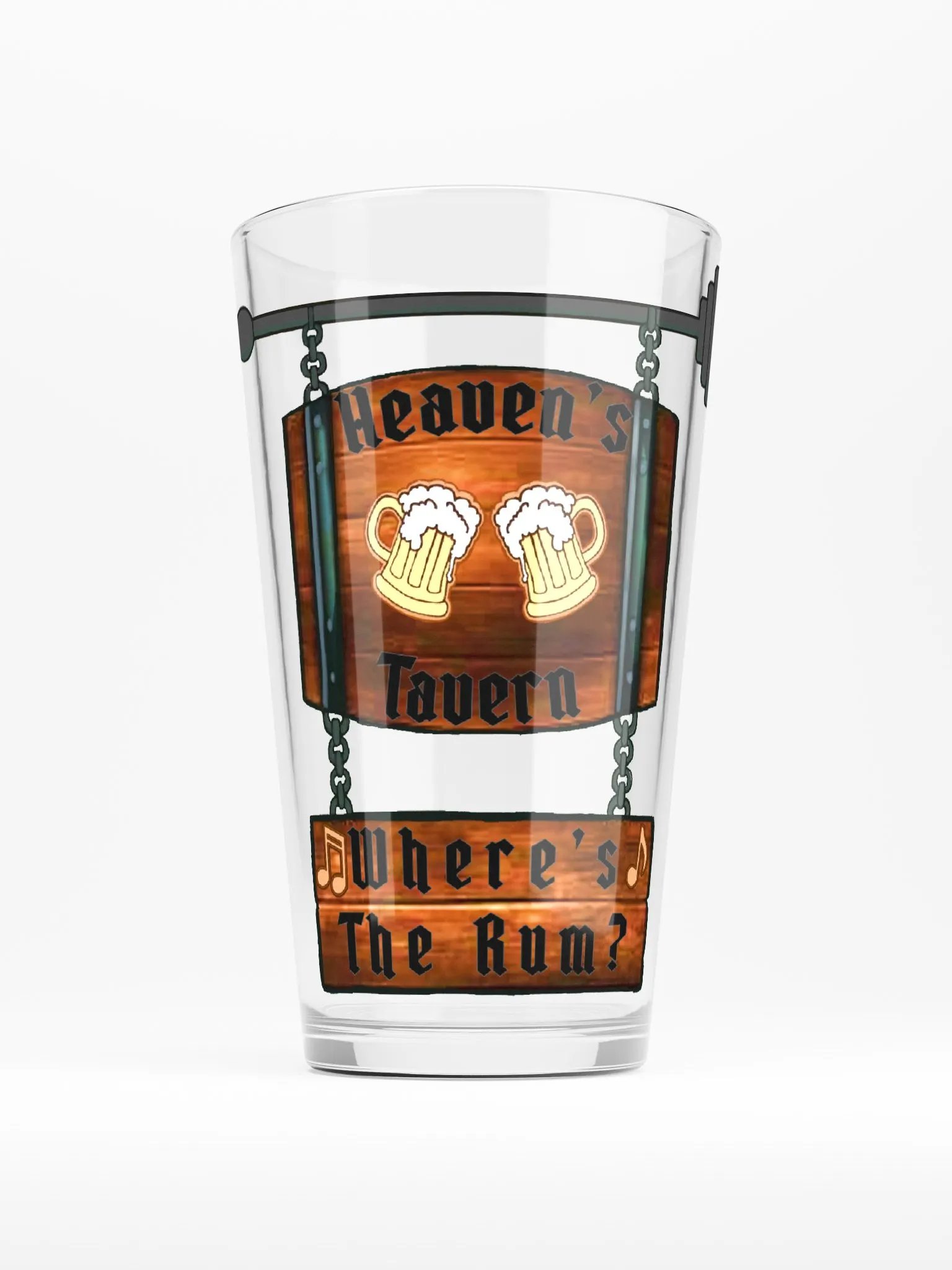 Heaven Rum Pint Glass product image (1)