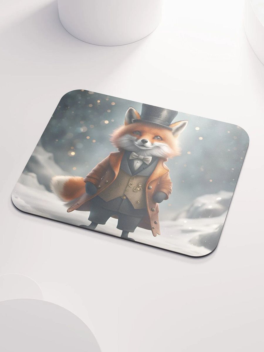 Smart Dressed Fox Mouse Pad product image (3)