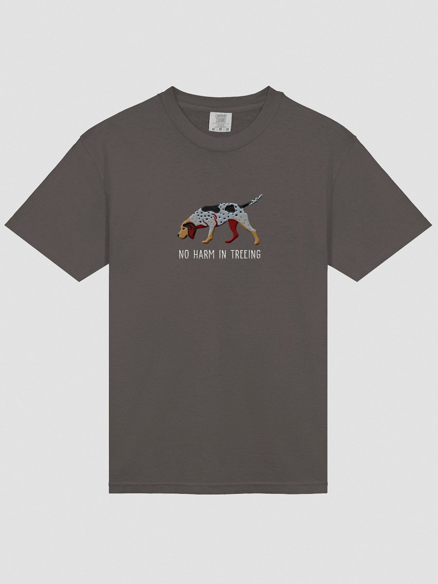 No Harm in Treeing T-Shirt(Embroidered) of an American English Coonhound product image (16)