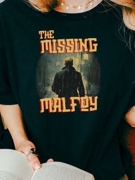 Dramione The Disappearances of Draco Malfoy Fanfiction Vintage Pulp Mystery Harry Potter Shirt product image (1)