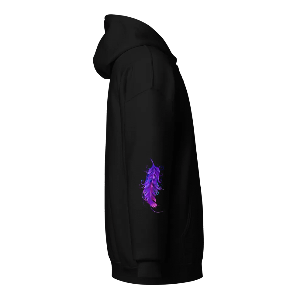 Feather of Inspiration Zip Hoodie product image (51)