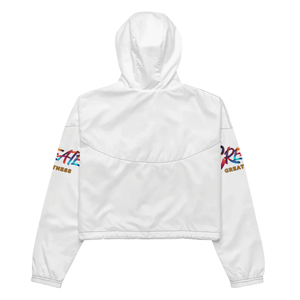 Born to Dance Her Silhouette Dynamic Dance Vibes Cropped Windbreaker product image (5)