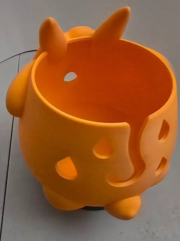Orange Goat Yarn Bowl 3D printed 🐑 product image (2)
