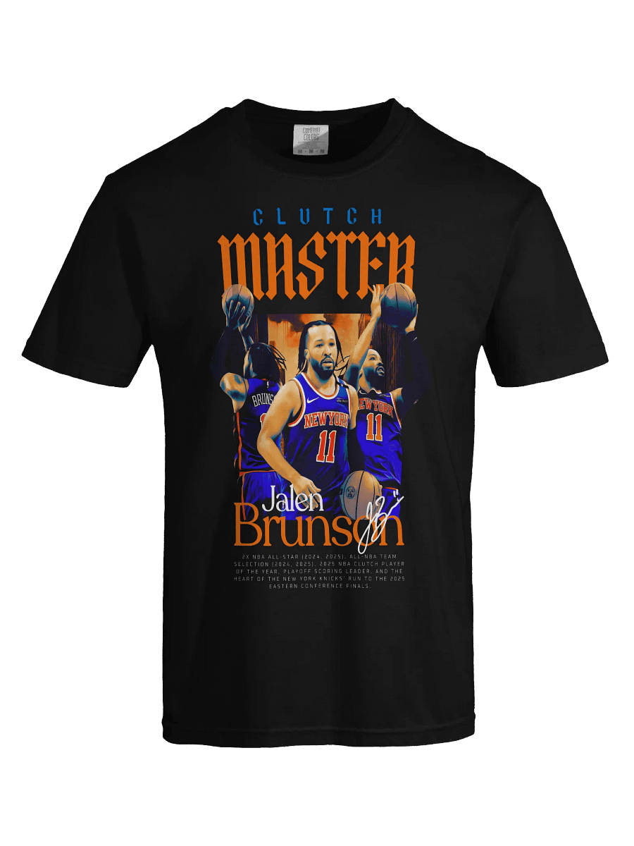 Jalen Brunson 2025 Clutch Player & All-NBA T-Shirt – Knicks Eastern Conference Finals Tee product image (3)