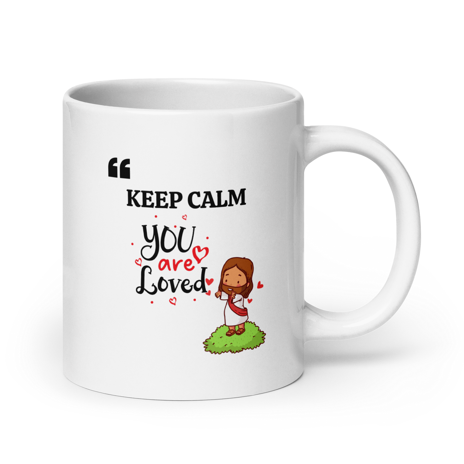 Keep Calm You Are Loved by Jesus Mug product image (3)