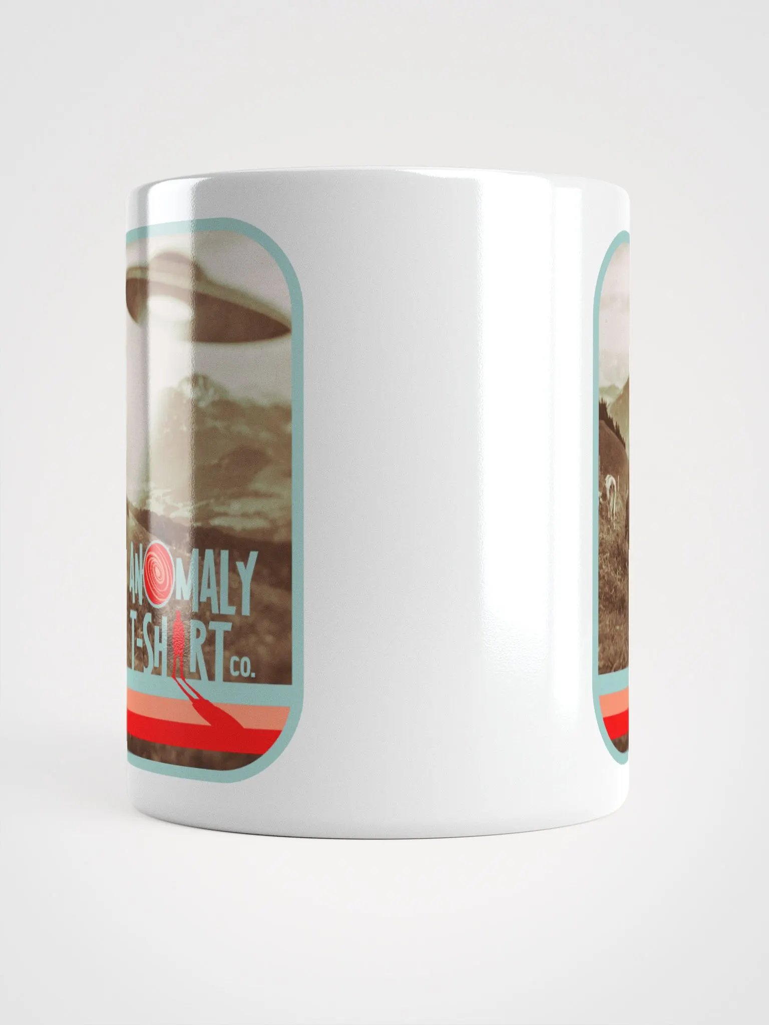 Vintage UFO Cattle Abduction White Mug product image (6)