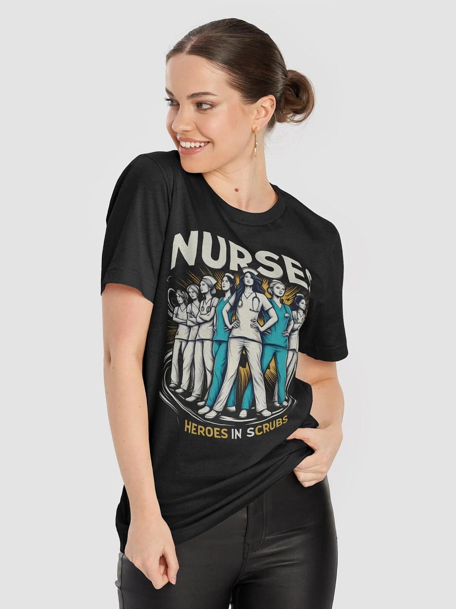 Heroes in Scrubs Nurse Illustration T-Shirt product image (71)