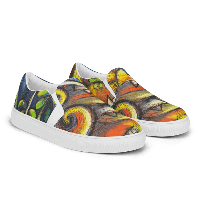 Dreamlike Rooster Canvas Slip-Ons product image (2)