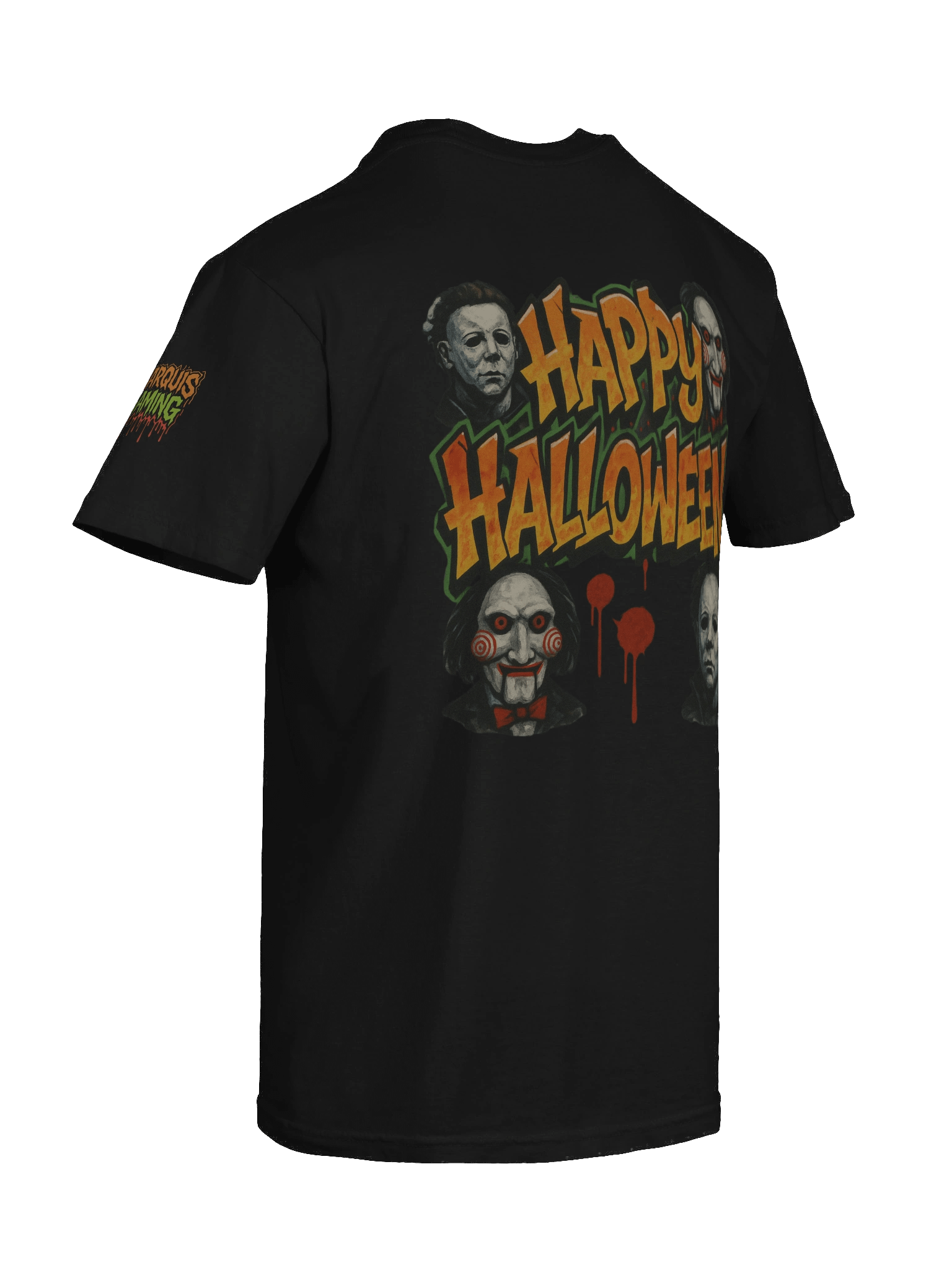 Spooky Halloween Masked Duo T-Shirt product image (29)