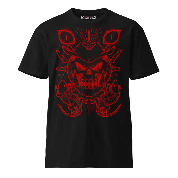 Bayou Pirate Unisex T-Shirt (Red) product image (1)