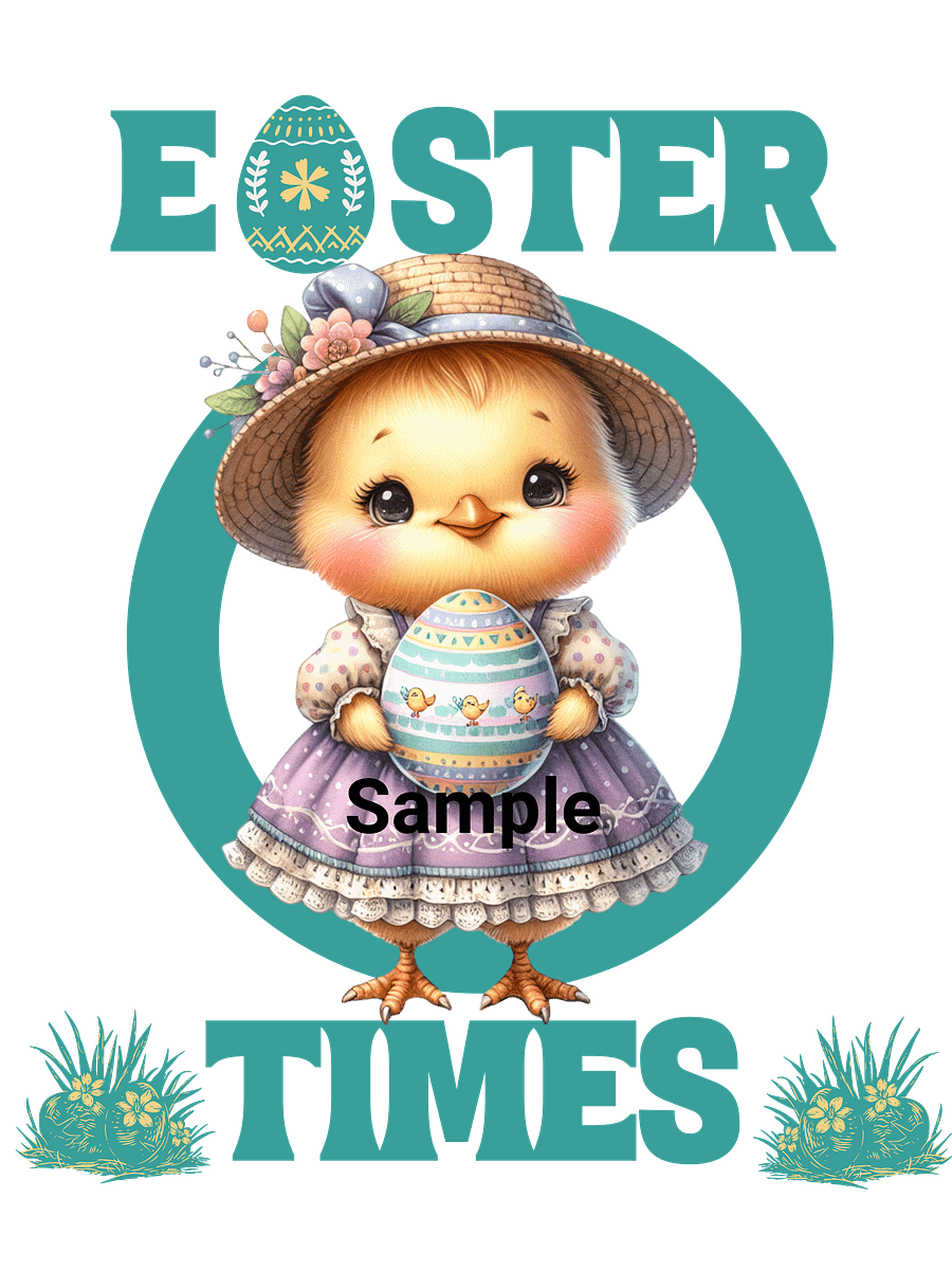 Easter Times: Dressed for Easter: A Chick in a Pastel Dress product image (1)