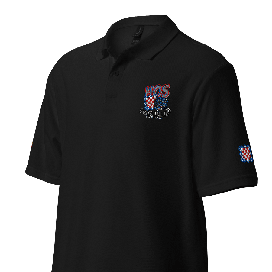 HOS Domovini Vjeran Shield Pique Polo product image (4)