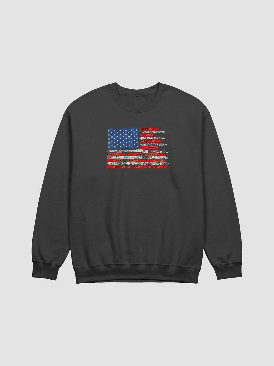 American Flag Nerd Sweatshirt product image (1)
