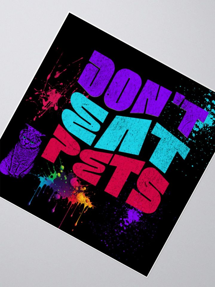 don't eat pets Stickers product image (6)