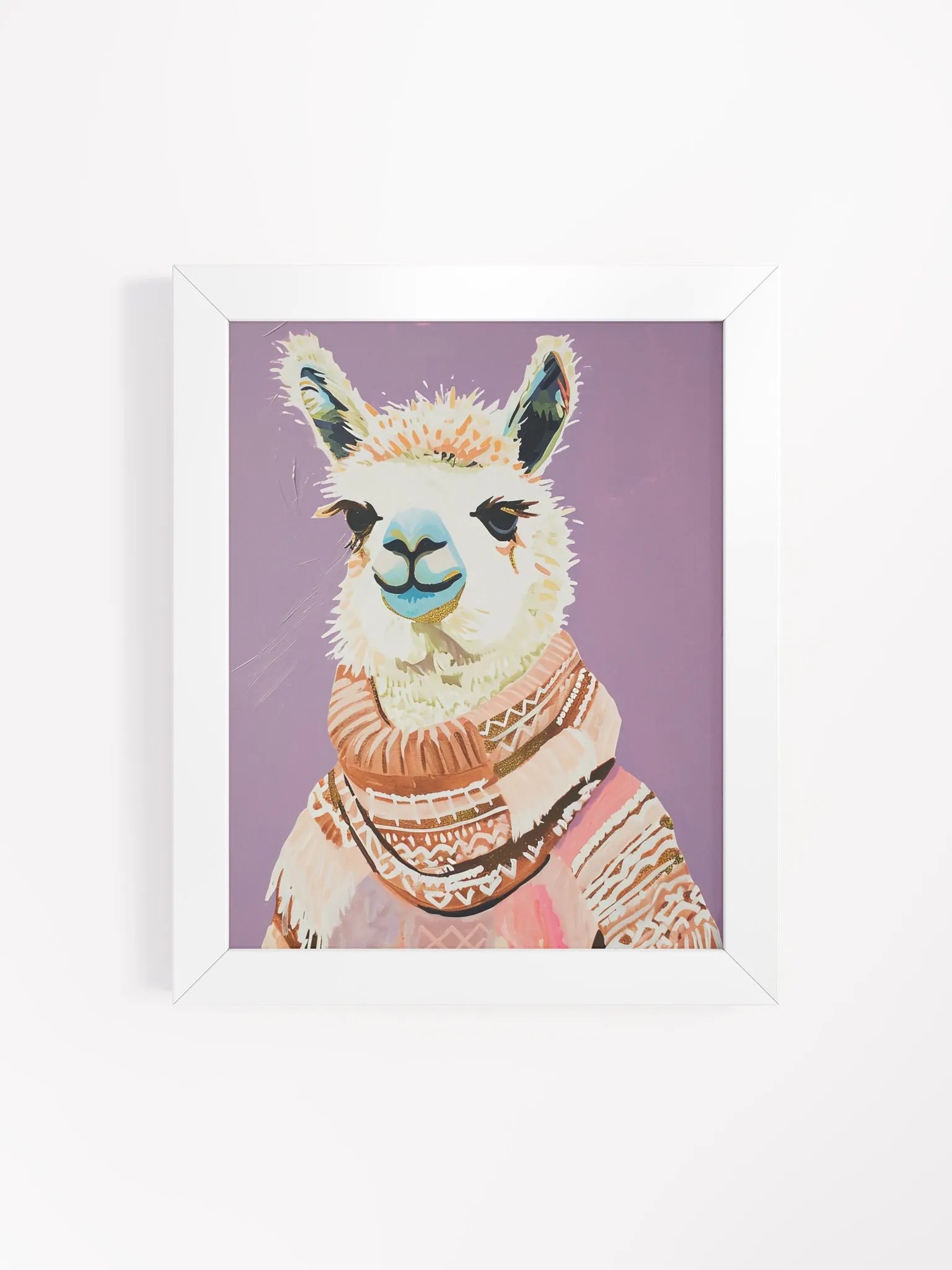 Sweater Llama Framed Poster product image (4)