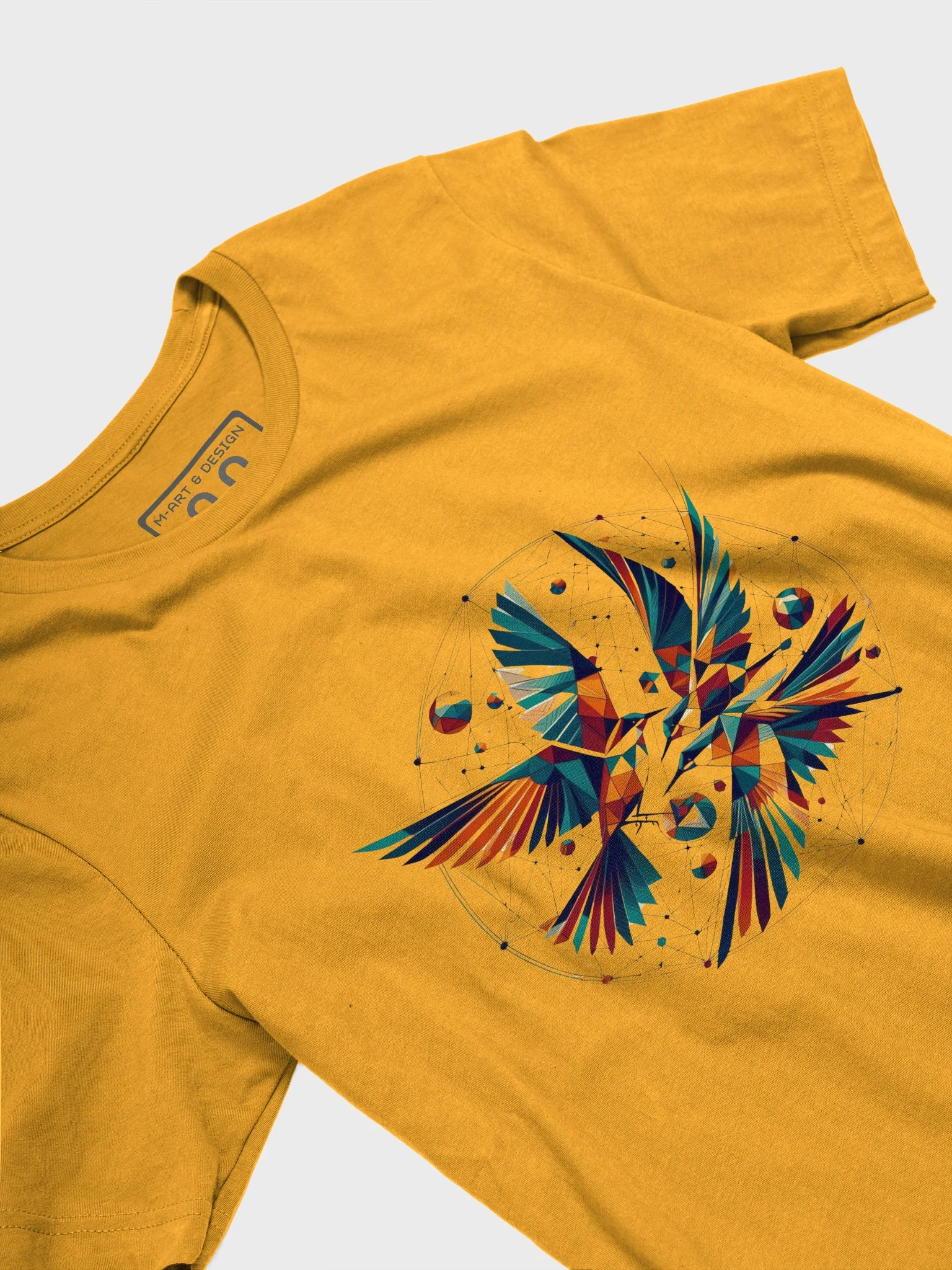 Geometric Avian Elegance T-Shirt product image (3)