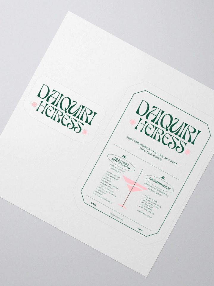 HEIRESS/ARCHIVIST STICKER product image (5)