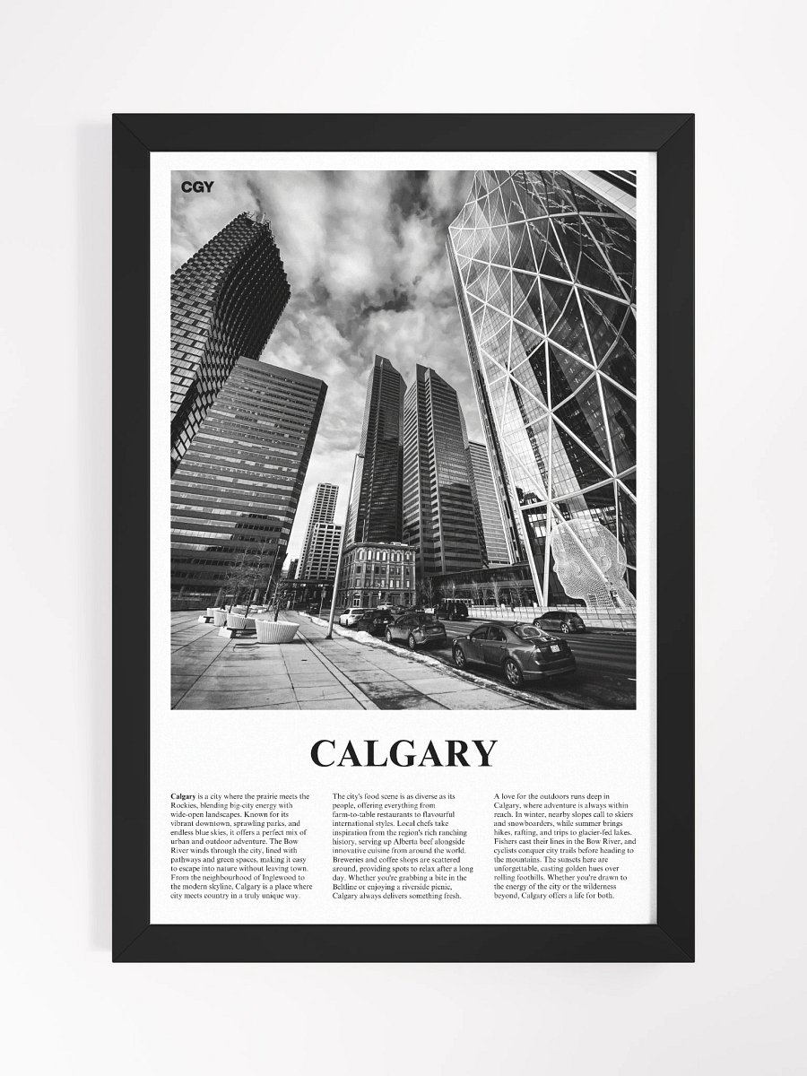 Calgary 02 Newspaper Poster | Framed product image (5)