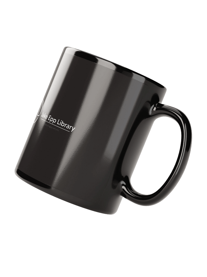 Happy Reader's Coffee Mug (Black) product image (3)