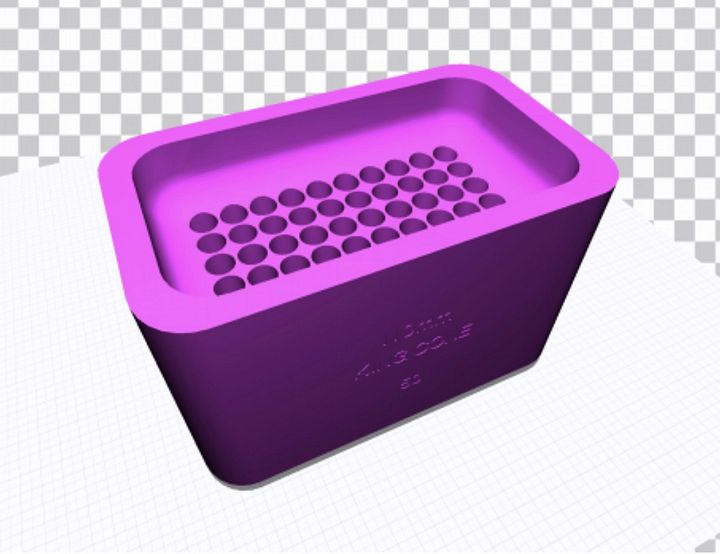 50 Slot Pre Roll Loader for Cones - 84mm, 98mm, 110mm - 3D Printable Files / STL Format product image (1)