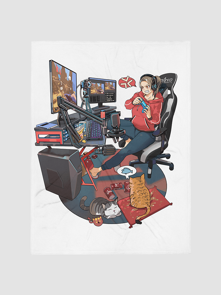 Old School Keisha ~ Tblan Throw Blanket product image (1)