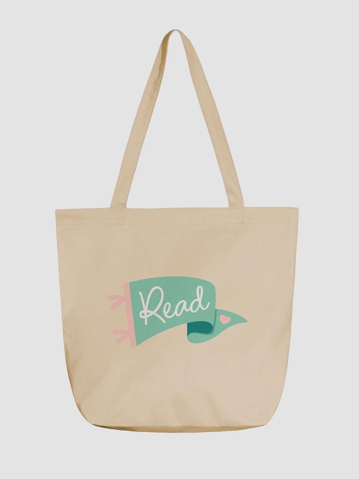 Go Team...Read! Mint Pennant Tote product image (1)