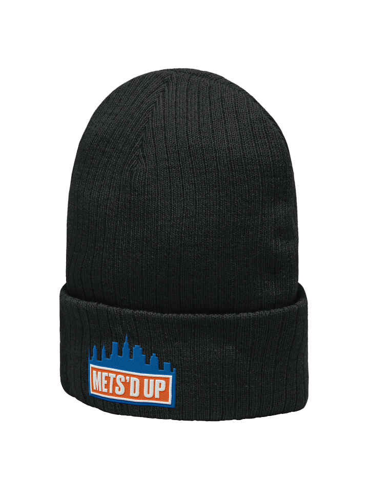 Blue City Ribbed Knit Beanie product image (6)