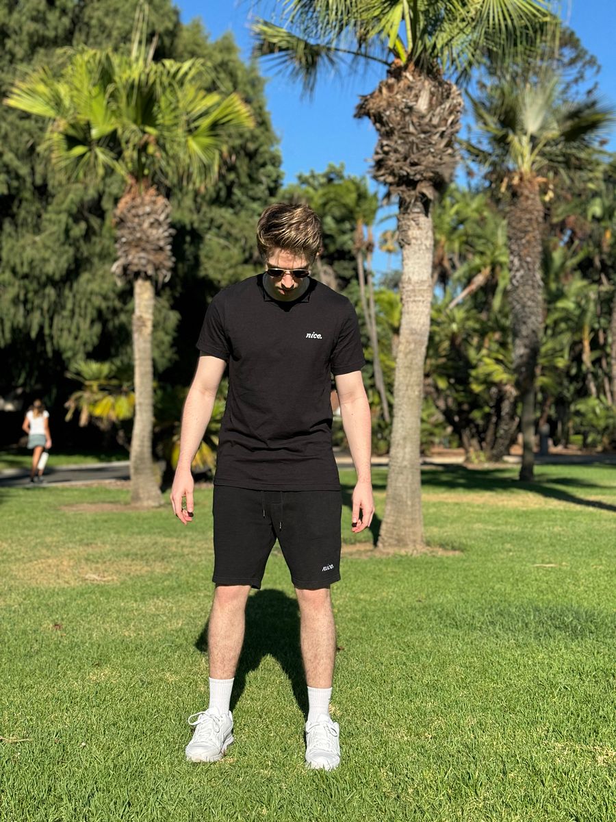 Nice. Classic Black Tee product image (7)