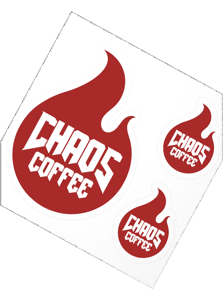 Chaos Coffee Stickers product image (2)
