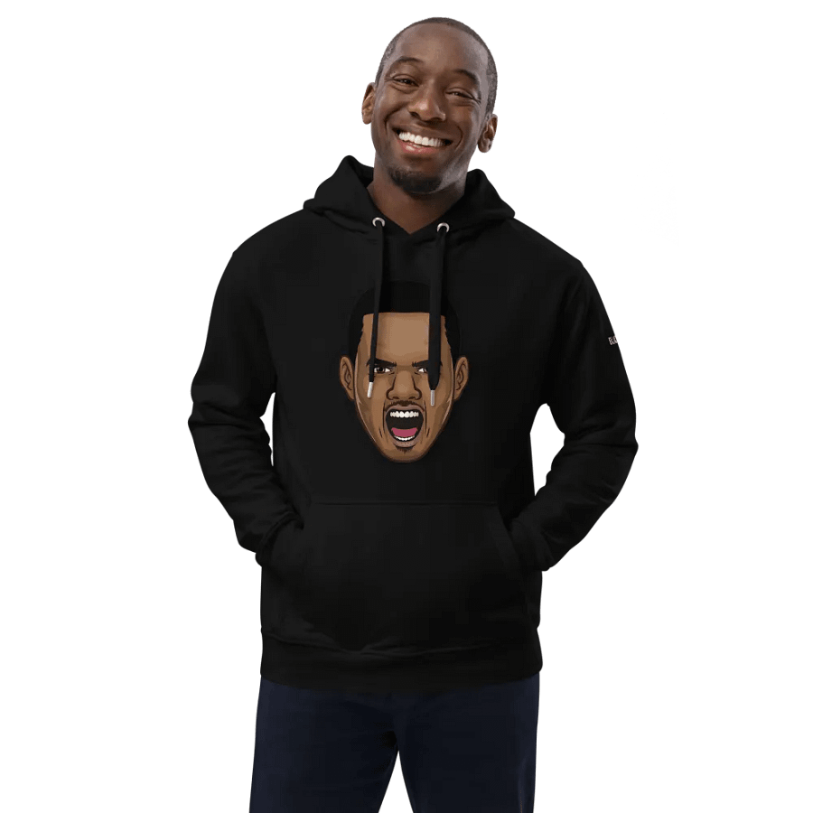 Black Macho YouTube Hoodie product image (5)