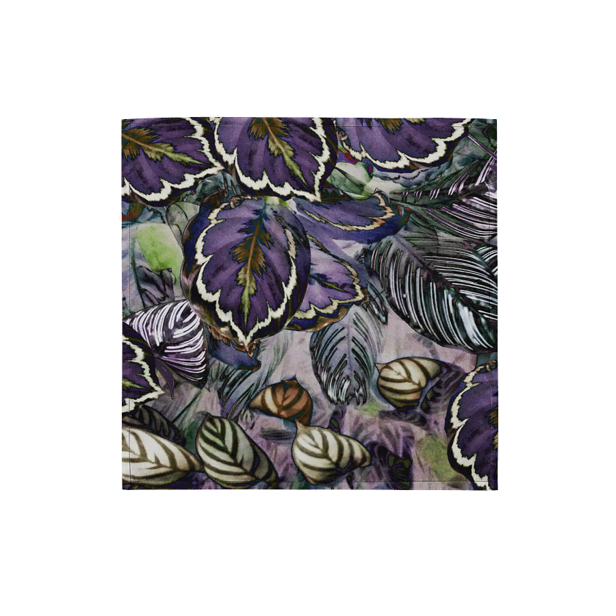 Purple Leaves Bandana product image (1)